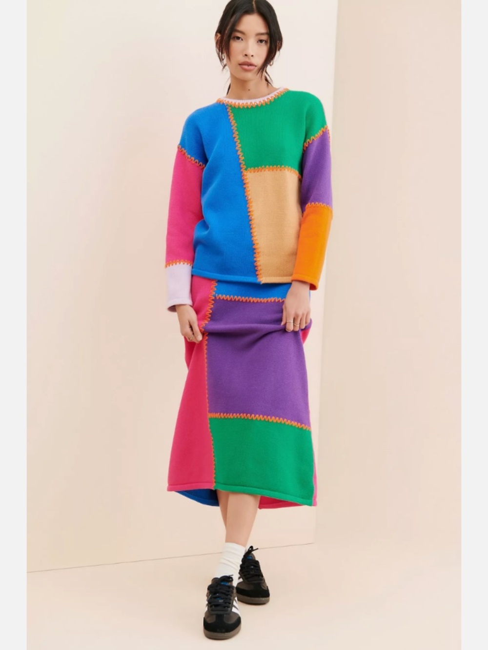 ANTHROPOLOGIE OlLIVIA RUBIN ELISE COLORBOCK PULLOVER
